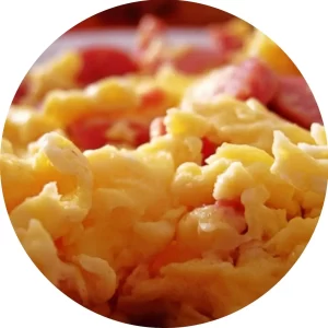 Huevito con Salchicha o con Jamón (Recomendación Saludable)