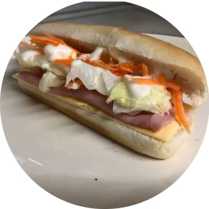 Media Noche con Jamón de Pavo (Recomendación Saludable)