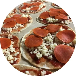 Mini Pizza (en Desayuno escolar)