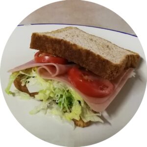 Sandwich de Jamón de Pavo